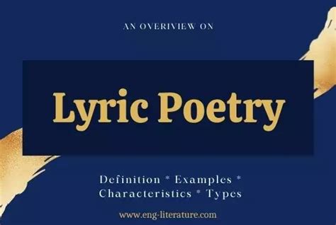 what is one main characteristic of lyric poetry? the essence of lyric poetry often lies in its intimate and personal nature.